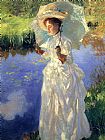 John Singer Sargent Paintings - Morning Walk by John Singer Sargent